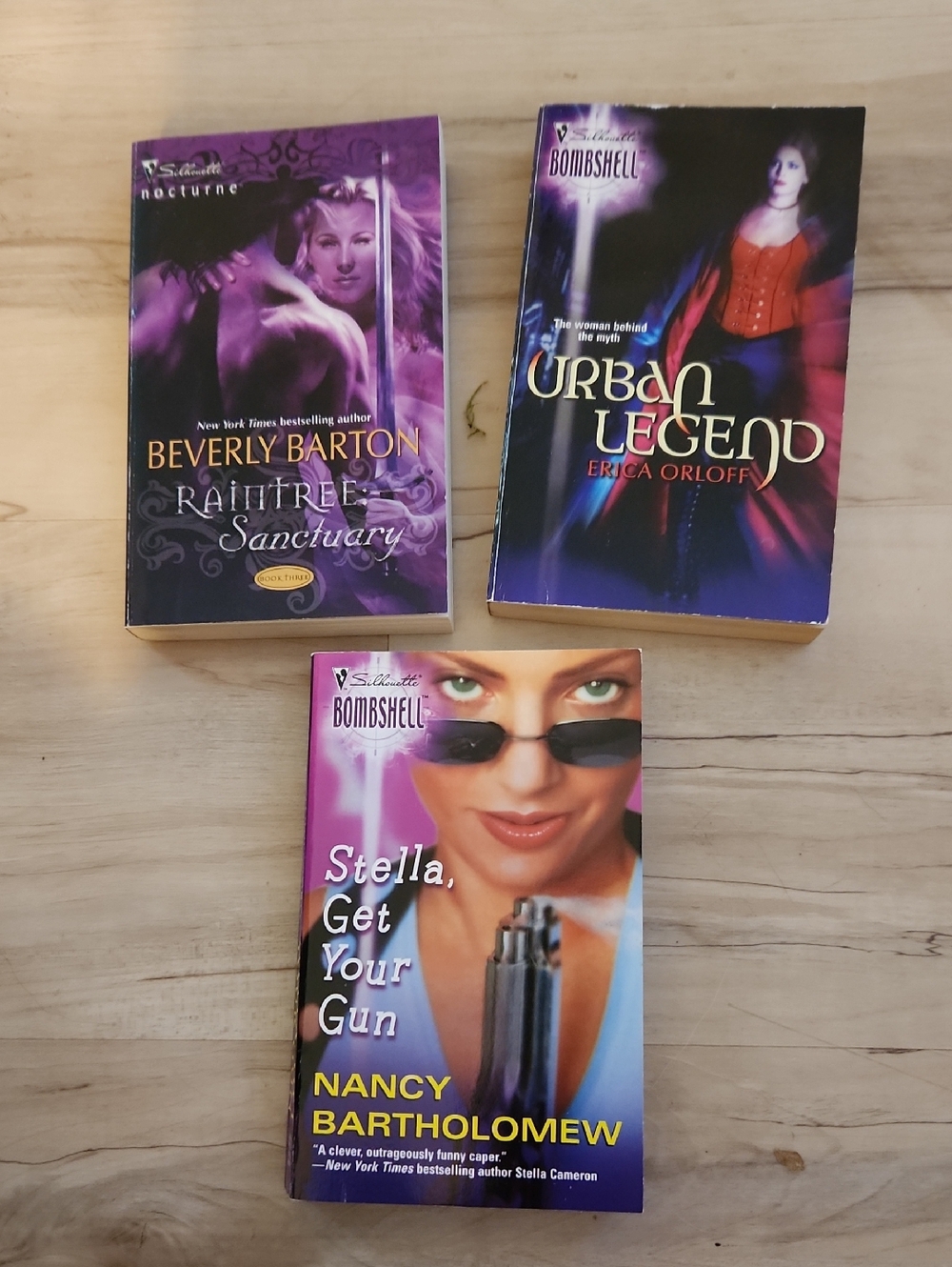 Silouette Bombshell and Nocturne Paperback Books Lot of 3. 2004-2007